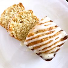 Mini Eggnog Coffee Cake Loaves